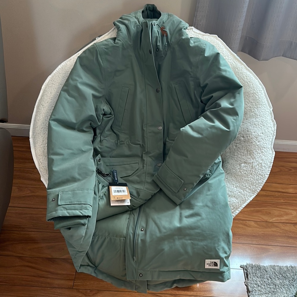 The North Face snow parka